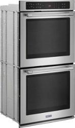 Maytag - 27" Built-In Fingerprint Resistant Double Electric Convection Wall Oven - Stainless steel - Angle_Zoom