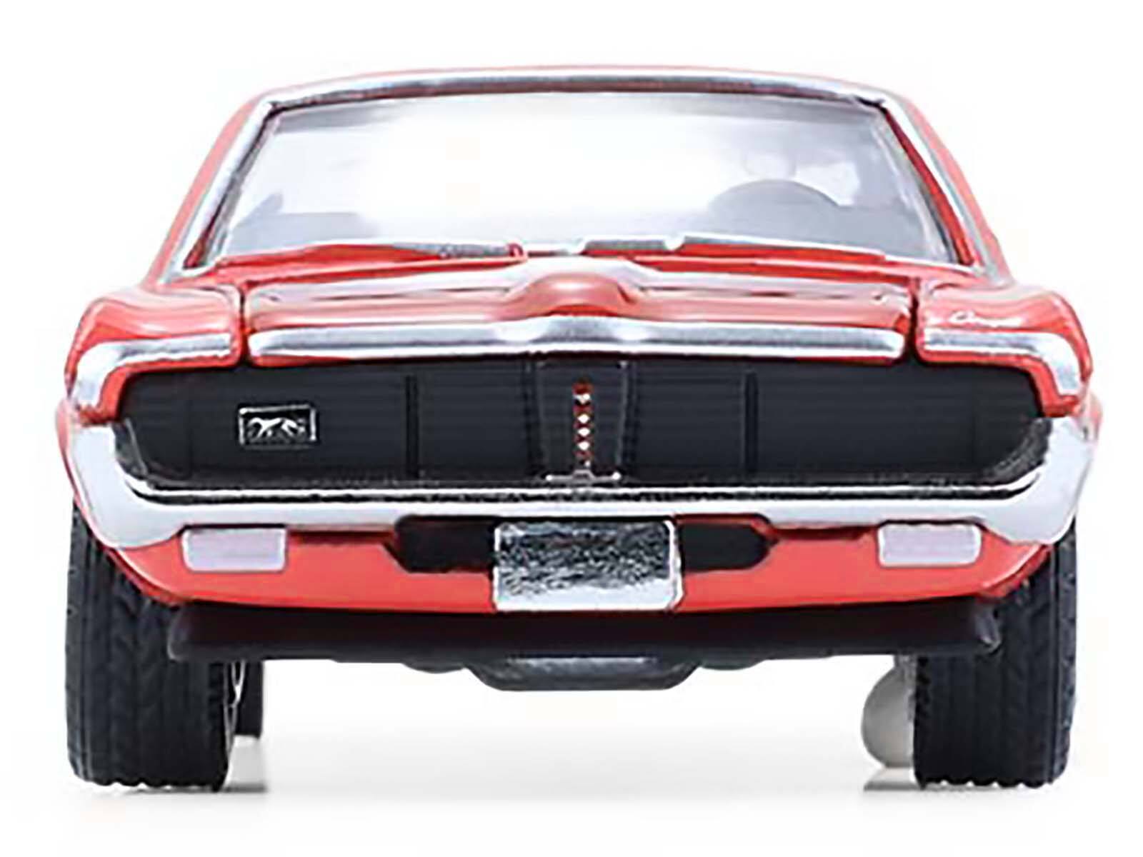 Alt View 4. Greenlight - 1969 Mercury Cougar Eliminator "Dyno Don" Red with Orange Stripes "GreenLight Muscle" 1/64 Model Cars by Greenlight.