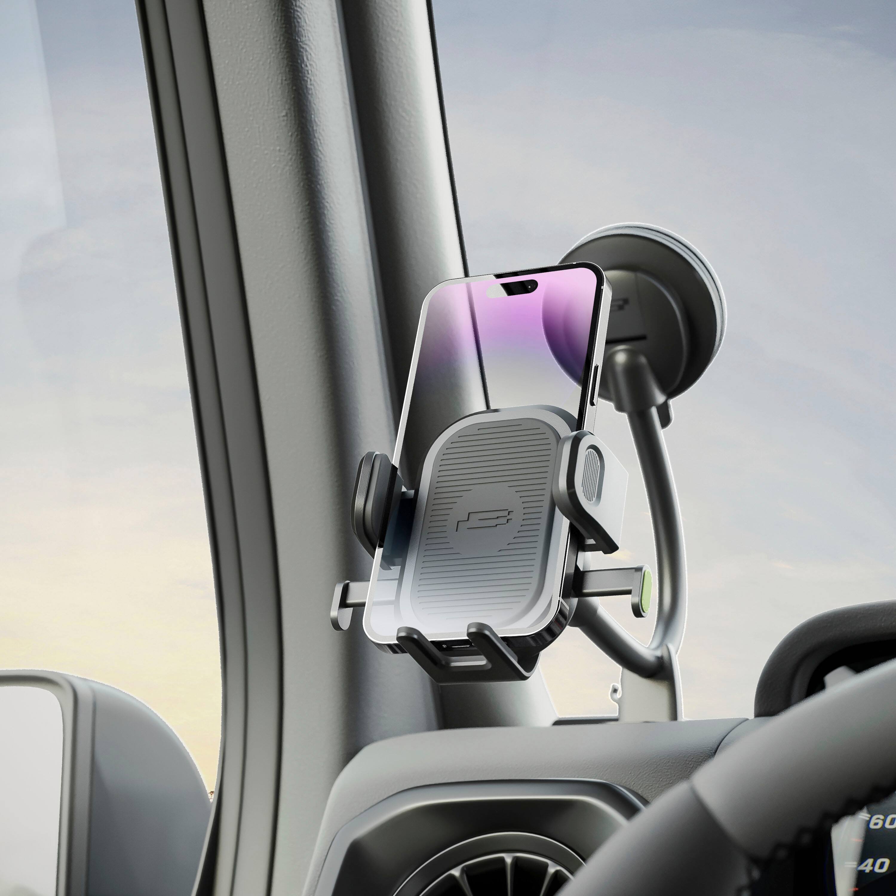 Alt View 12. Bracketron - OneClick Flex Window, Dash & Vent Mount - Black.