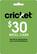 Front. Cricket Wireless - $30 Refill Card.