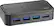 Angle. Insignia™ - 4-Port USB 3.0 Hub - Black.