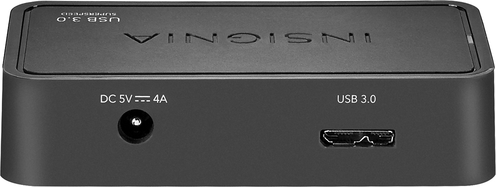 Best Buy: Insignia™ USB 4 Port Expander for PlayStation 5 Black NS-PS5MH4