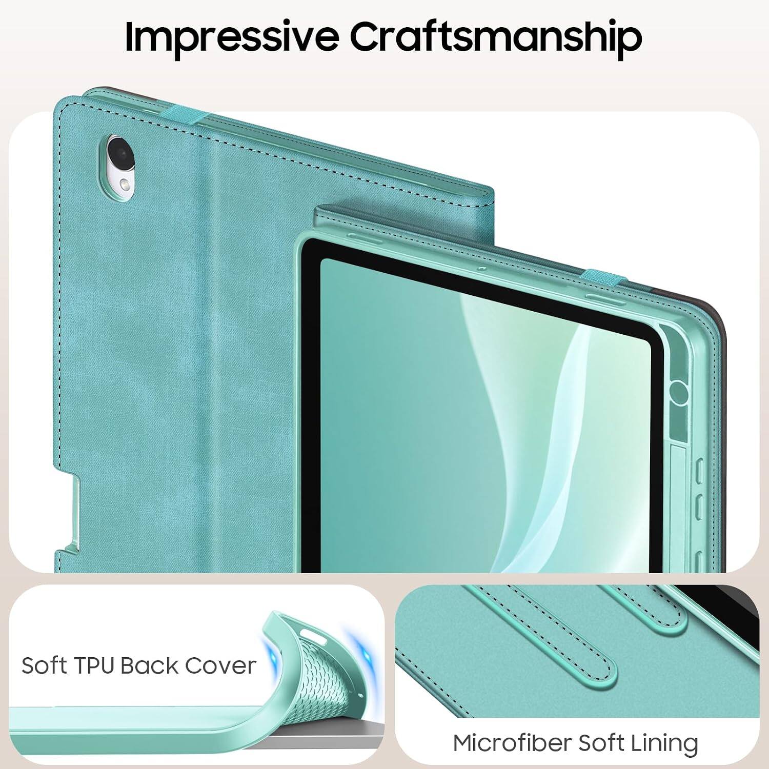 Impressive Craftsmanship

Soft TPU Back Cover

Microfiber Soft Lining