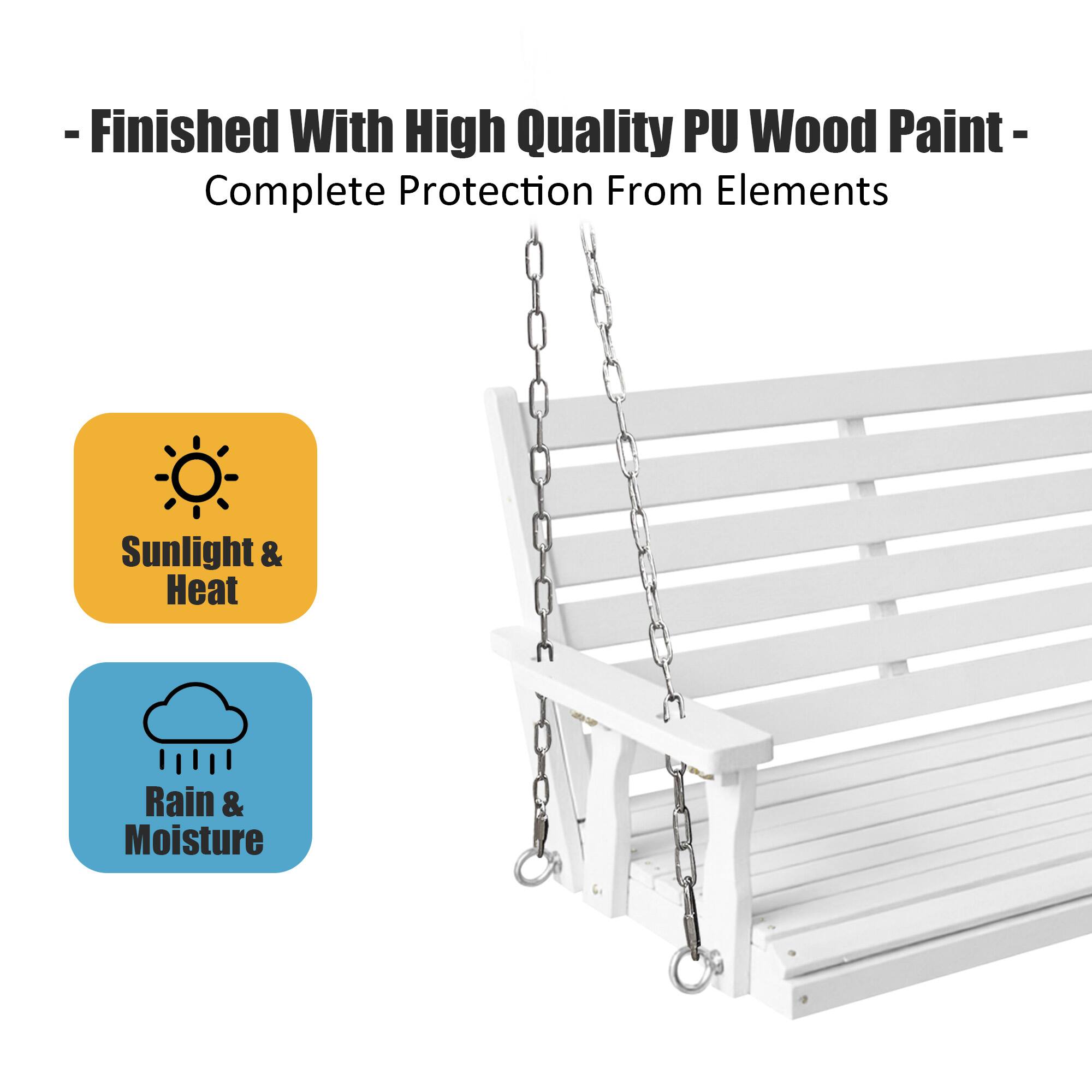 - Finished With High Quality PU Wood Paint -  
Complete Protection From Elements

Sunlight & Heat

Rain & Moisture