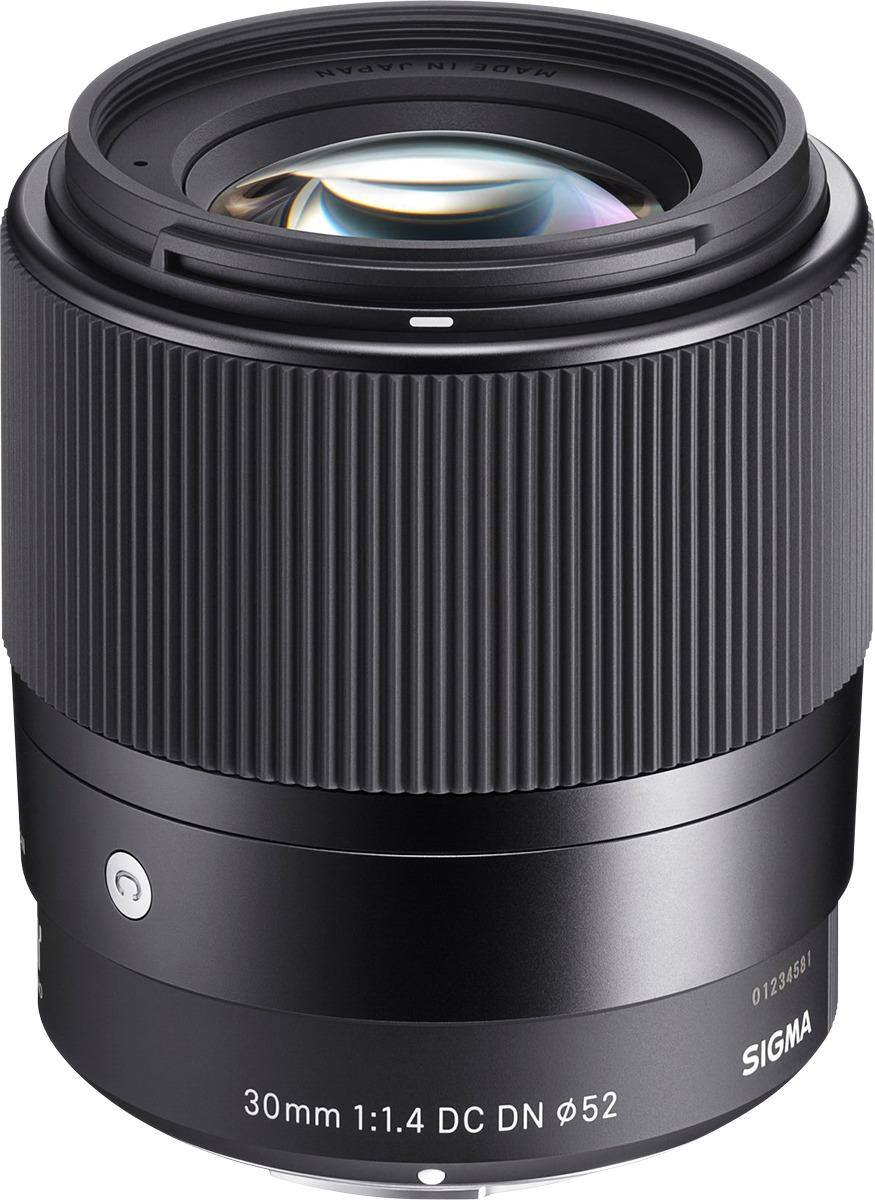 Angle. Sigma - 30mm 1.4 DC DN Contemporary Lens for select mirrorles cameras with Micro Four Thirds mount - Black.