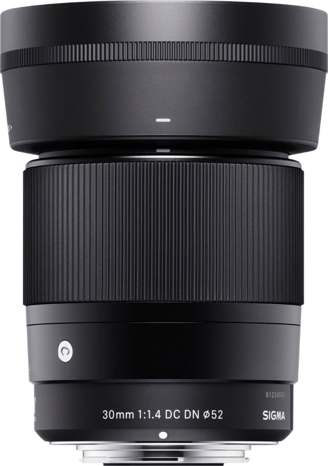 Alt View 1. Sigma - 30mm 1.4 DC DN Contemporary Lens for select mirrorles cameras with Micro Four Thirds mount - Black.