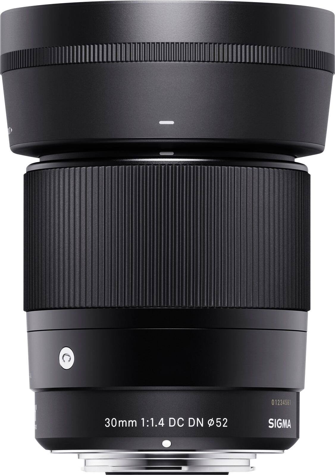 Alt View 11. Sigma - 30mm 1.4 DC DN Contemporary Lens for select Sony APS-C E-mount cameras - Black.
