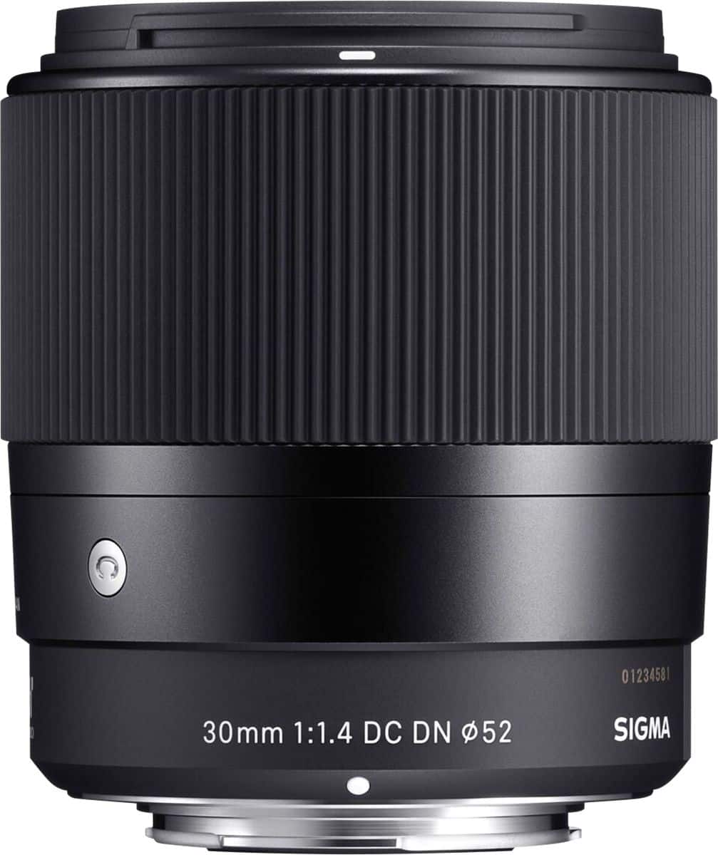 Alt View 13. Sigma - 30mm 1.4 DC DN Contemporary Lens for select Sony APS-C E-mount cameras - Black.