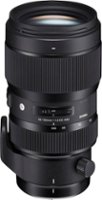 Sigma - 50-100mm F1.8 DC HSM Art Telephoto Zoom Lens for Nikon APS-C DSLR Cameras - black - Front_Zoom