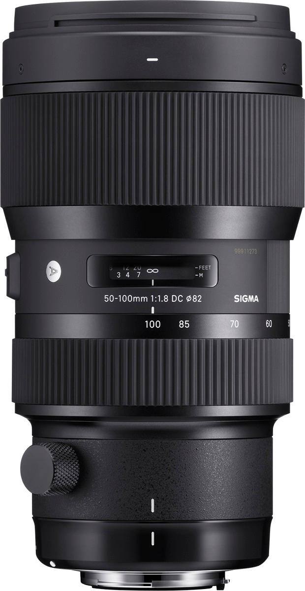 Alt View 1. Sigma - 50-100mm F1.8 DC HSM Art Telephoto Zoom Lens for Nikon APS-C DSLR Cameras - Black.