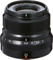 XF23mmF2 R WR Wide-angle Lens for Fujifilm X-Mount System Cameras - Black - Front_Zoom