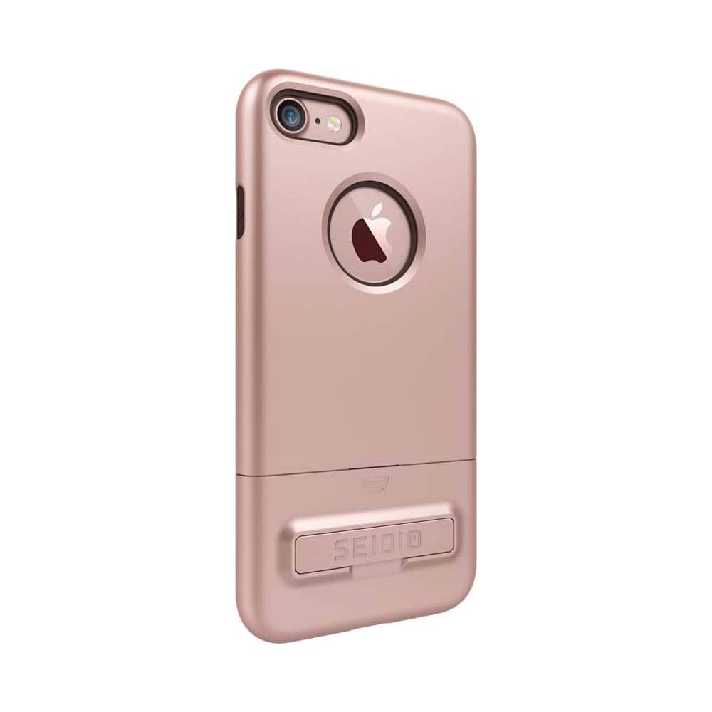 Best Buy Seidio Surface Case For Apple Iphone 7 Chocolate Brown Rose Gold Csr7iph7k Rgc