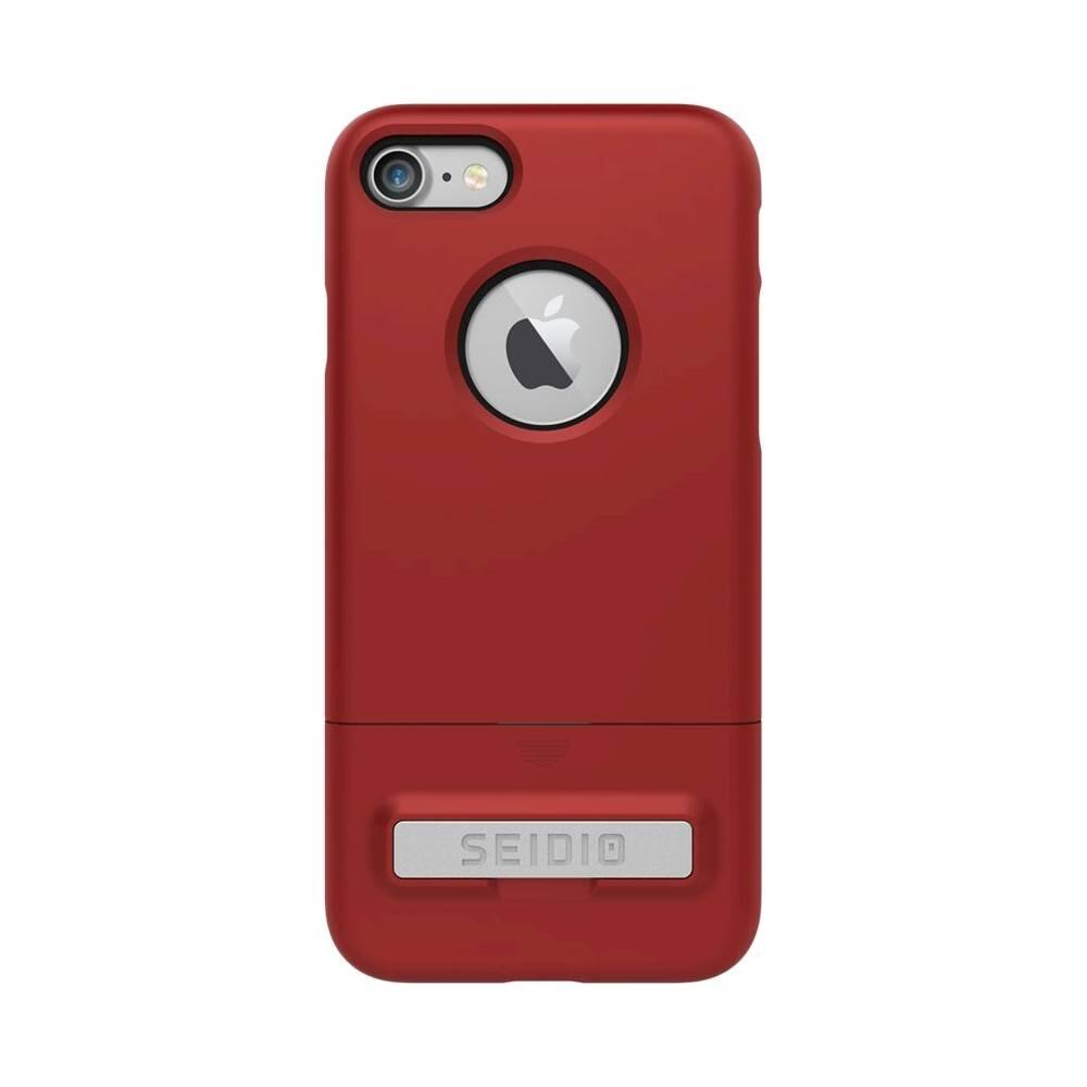 Best Buy Seidio Surface Combo Case For Apple Iphone 7 Black Dark Red Bd2 Hr7iph7k Drk
