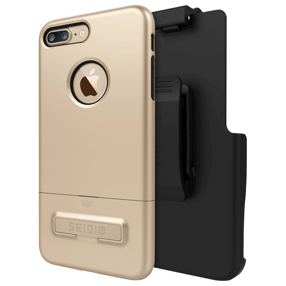 Best Buy Seidio Surface Combo Case For Apple Iphone 7 Plus Gold Bd2 Hr7iph7lk Gdk