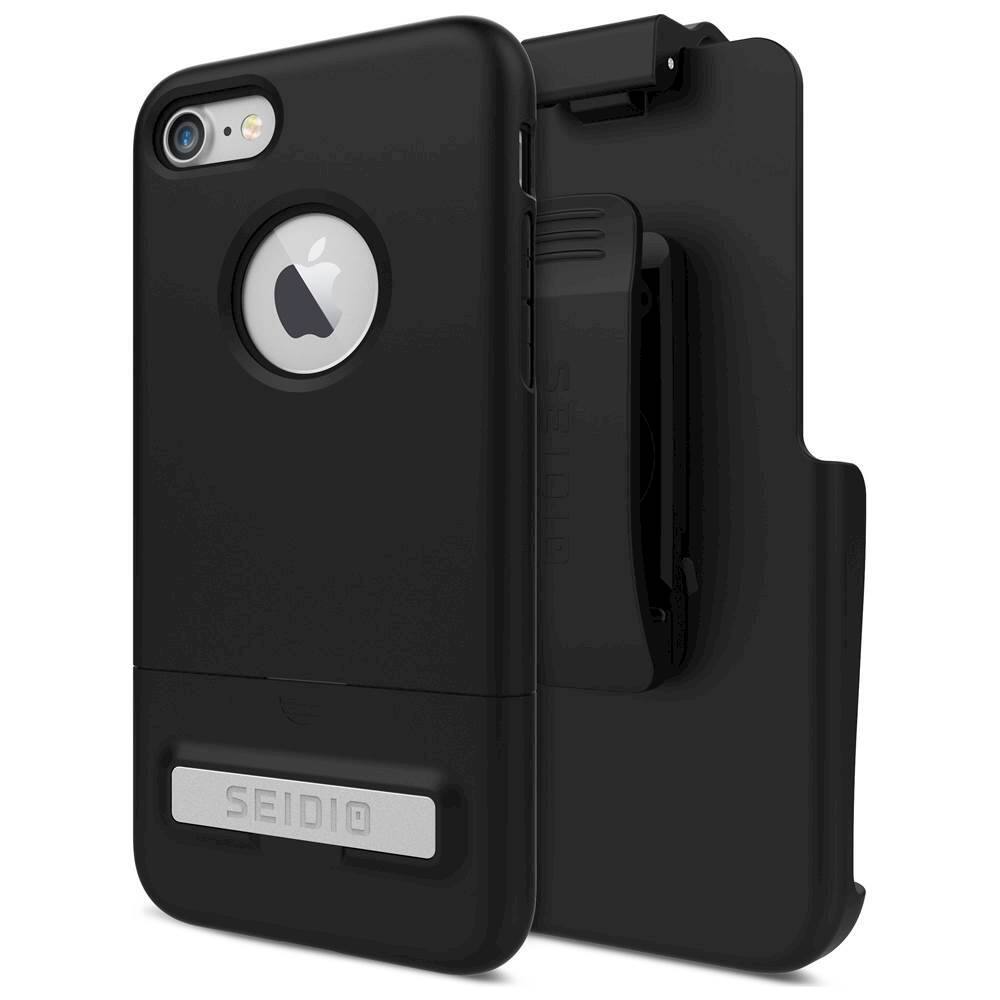 Best Buy Seidio Surface Combo Case For Apple Iphone 7 Black Bd2 Hr7iph7k Bkk