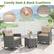 Comfy Seat & Back Cushions
5.5 INCH High-Density Fillings
Smooth Zippers
5.5 INCH Thickened Back Cushion