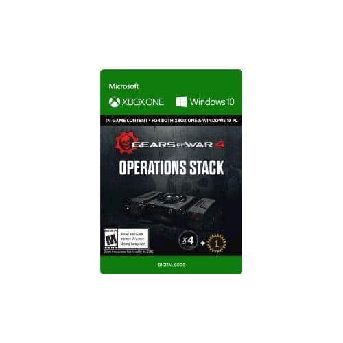 Front. Microsoft - Gears of War 4 Operations Stack - Xbox Play Anywhere.