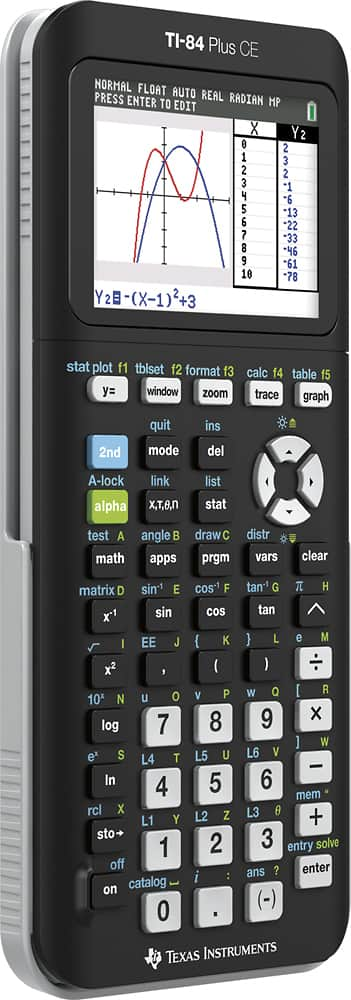 hack Schep Volwassen Texas Instruments TI-84+ CE Graphing Calculator Black 84+CE - Best Buy