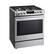 Left. LG - 6.3 Cu. Ft. Slide-In Gas Range with ProBake Convection - Stainless Steel.
