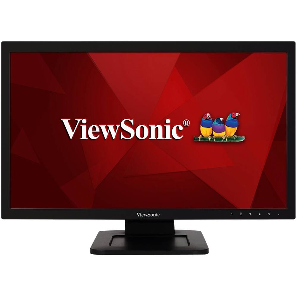 ViewSonic - TD2210 22" LED HD Touch-Screen Monitor - Black - Larger Front