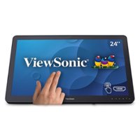 ViewSonic - TD2430 24" LED FHD Touch-Screen Monitor - Black - Front_Zoom