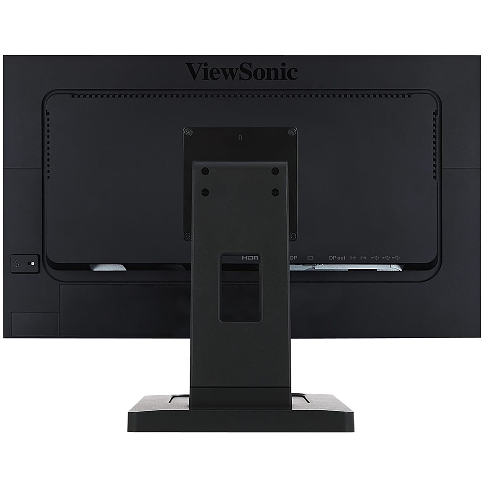 Back View: ViewSonic - TD2421 24" LED FHD Touch-Screen Monitor (DVI, HDMI, VGA) - Black