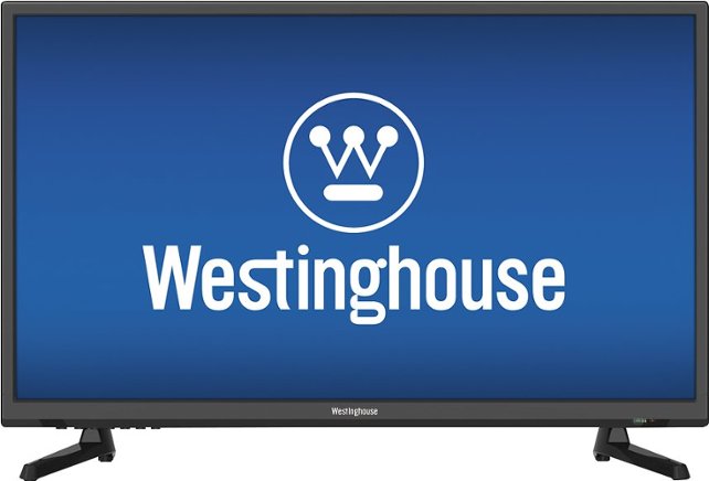 Westinghouse - 24" Class (23.6" Diag.) - LED - 720p - Smart - HDTV - Black - Front Zoom