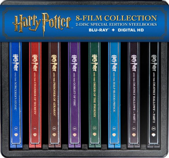  Harry Potter: Complete 8-Film Collection [Blu-ray] [SteelBook] [Only @ Best Buy]