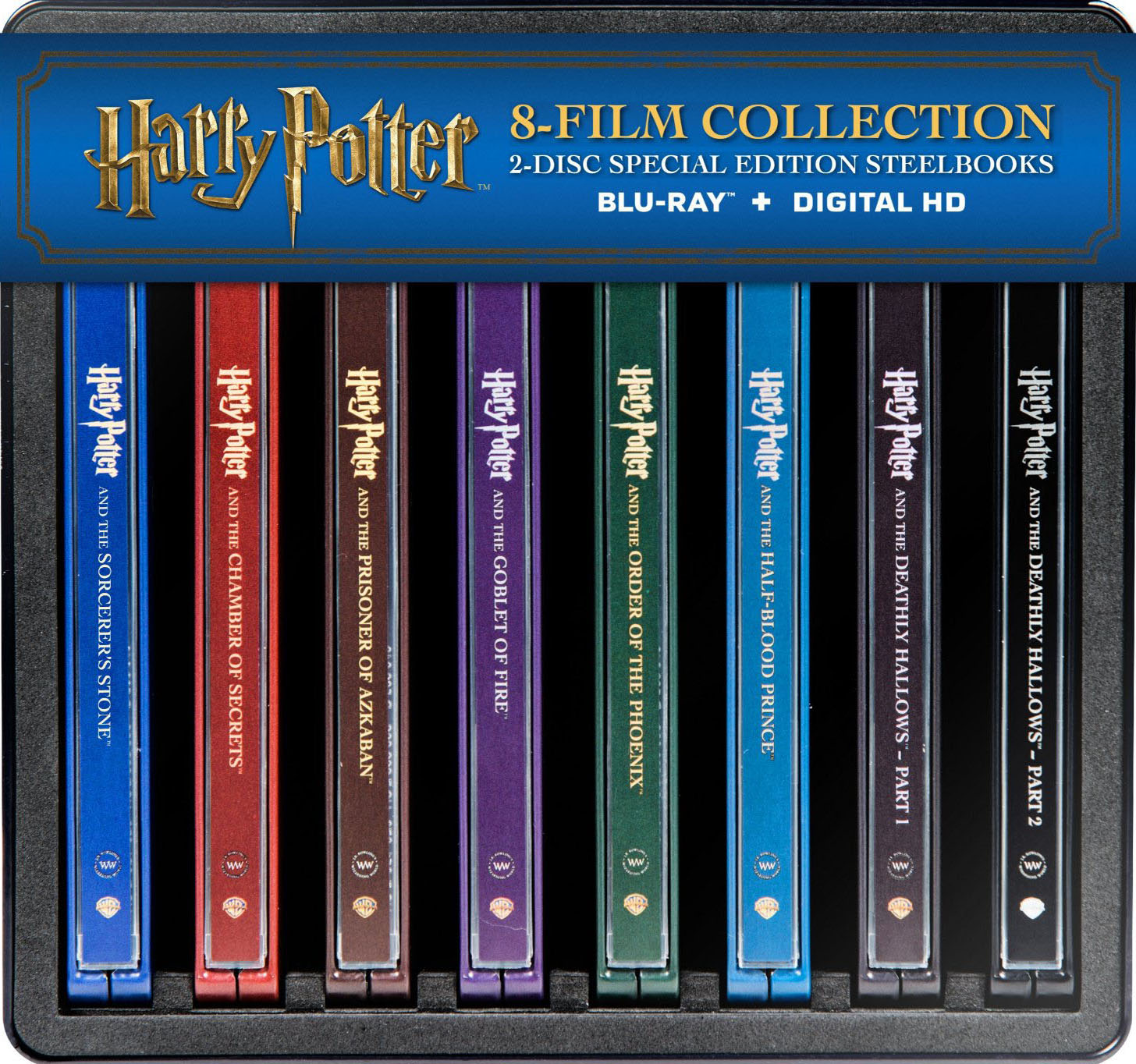 Harry Potter: Complete 8-Film Collection [Blu-ray] [SteelBook] [Only @ Best - Best Buy