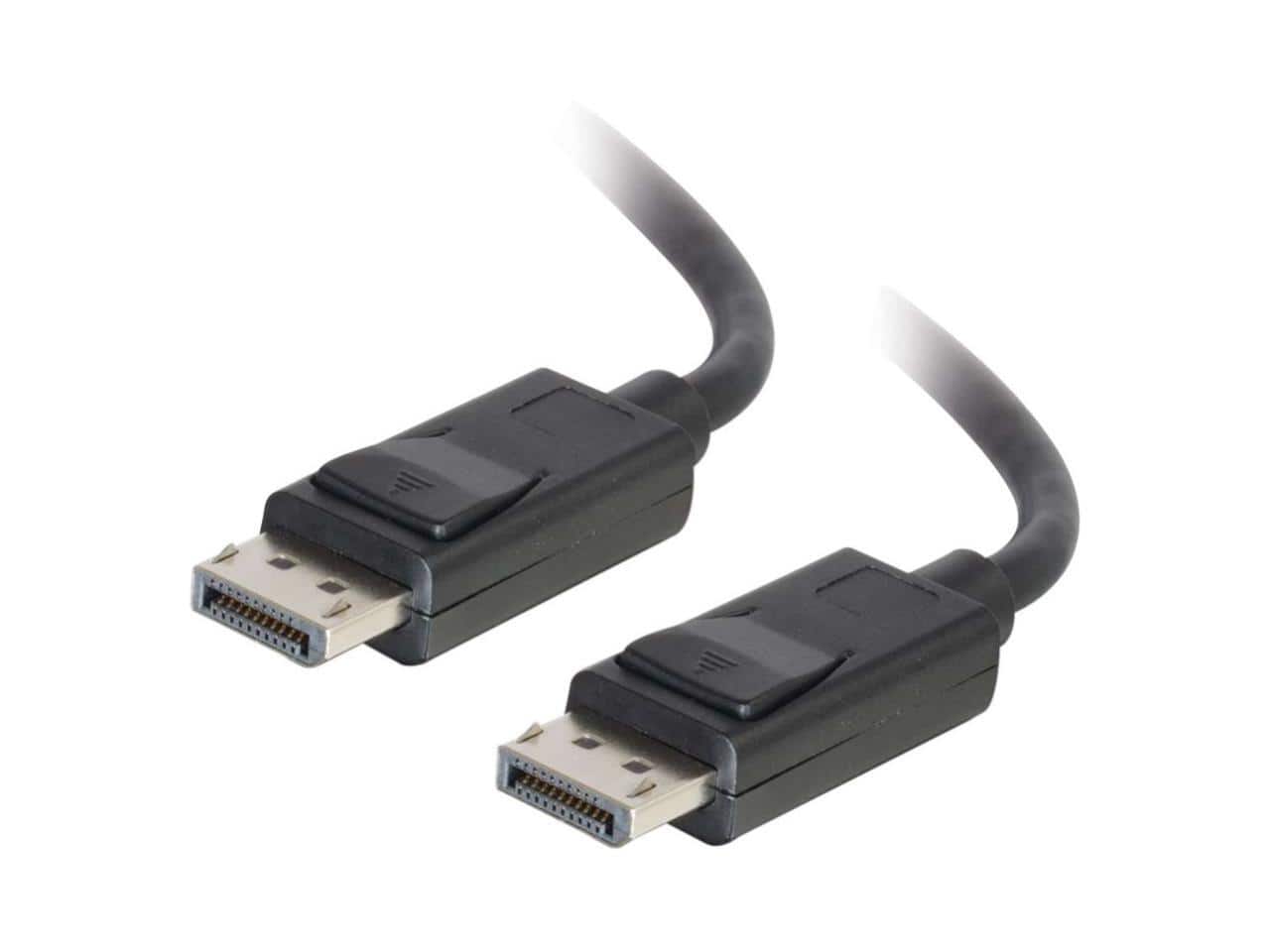 Cables to Go - C2G 54400 DisplayPort Cable with Latches M/M, 8K UHD Comptatible - Digital Audio Video, Black (3 Feet, 0.91 Meters)