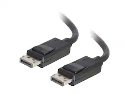 Cables to Go - C2G 54400 DisplayPort Cable with Latches M/M, 8K UHD Comptatible - Digital Audio Video, Black (3 Feet, 0.91 Meters)