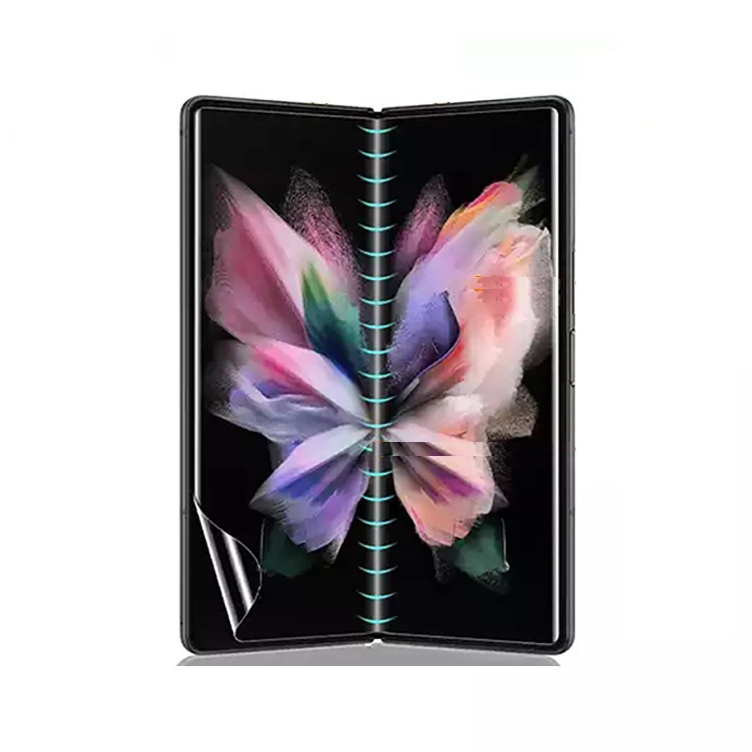 Alt View 15. SaharaCase - Flexon Film Screen Protector for Samsung Galaxy Z Fold4 5G - Clear.