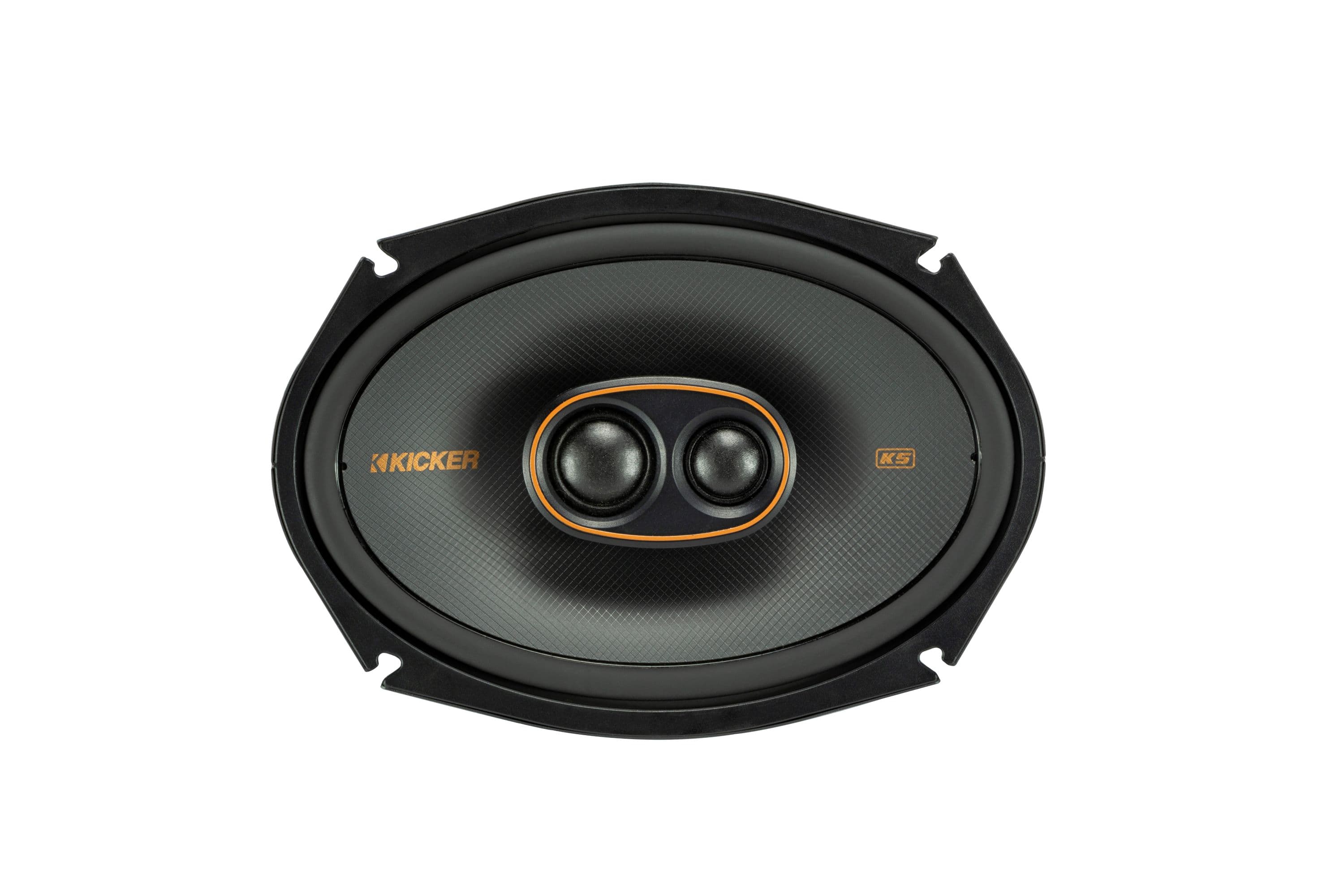 Alt View 11. KICKER - KS Series 6" x 9" 3-Way Car Speakers with Polypropylene Cones (Pair) - Black.