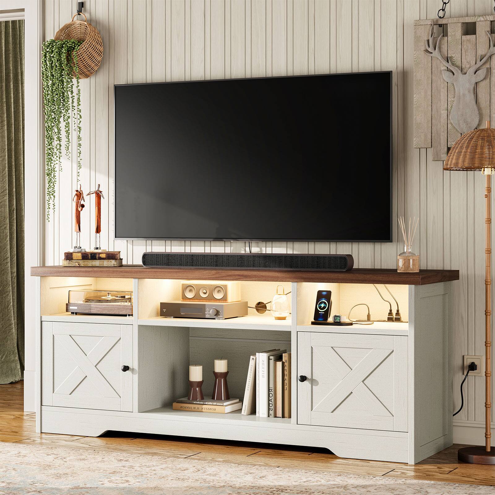 Walnut+white