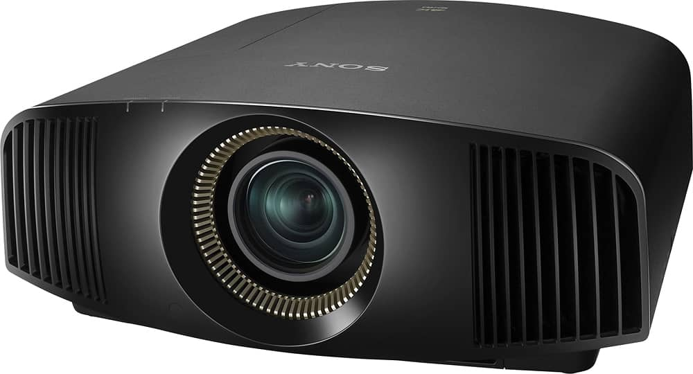 Left View: Sony - VPL 4K SXRD Projector with High Dynamic Range - Black