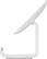 Alt View 12. Square - Stand for iPad (2017, 2018), iPad Pro (9.7-inch), iPad Air 2 and iPad Air - Glossy White.