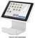 Left. Square - Stand for iPad (2017, 2018), iPad Pro (9.7-inch), iPad Air 2 and iPad Air - Glossy White.