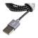 Alt View 12. Tera Grand - 3.9' Lightning USB Charging Cable - Black/White.