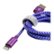Front Zoom. Tera Grand - 3.9' Lightning USB Charging Cable - Blue/Purple.