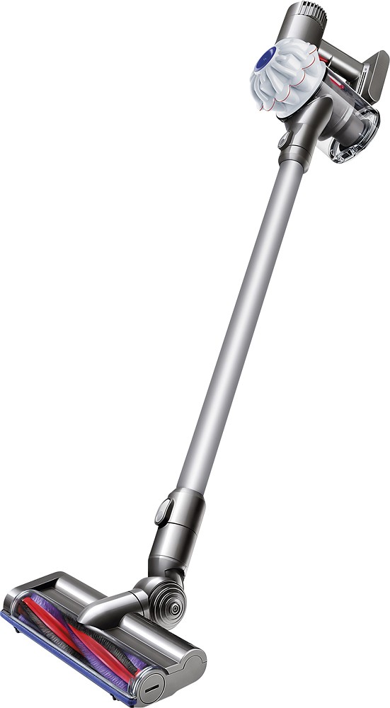 dør spejl Rindende Landsdækkende Dyson Refurbished V6 Cordless Stick Vacuum Gray/White 209472-02 - Best Buy