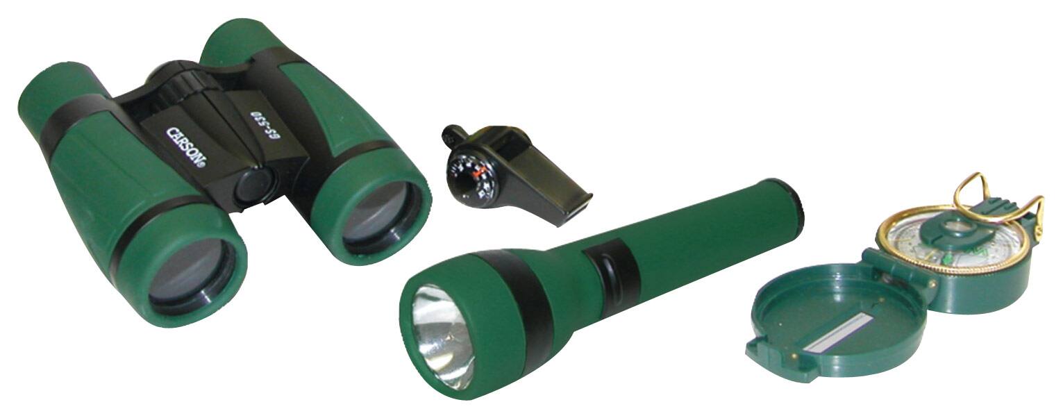 Carson - AdventurePak 5 x 30 Kids' 4-Piece Outdoor Set - Green price history on PriceWatchPro