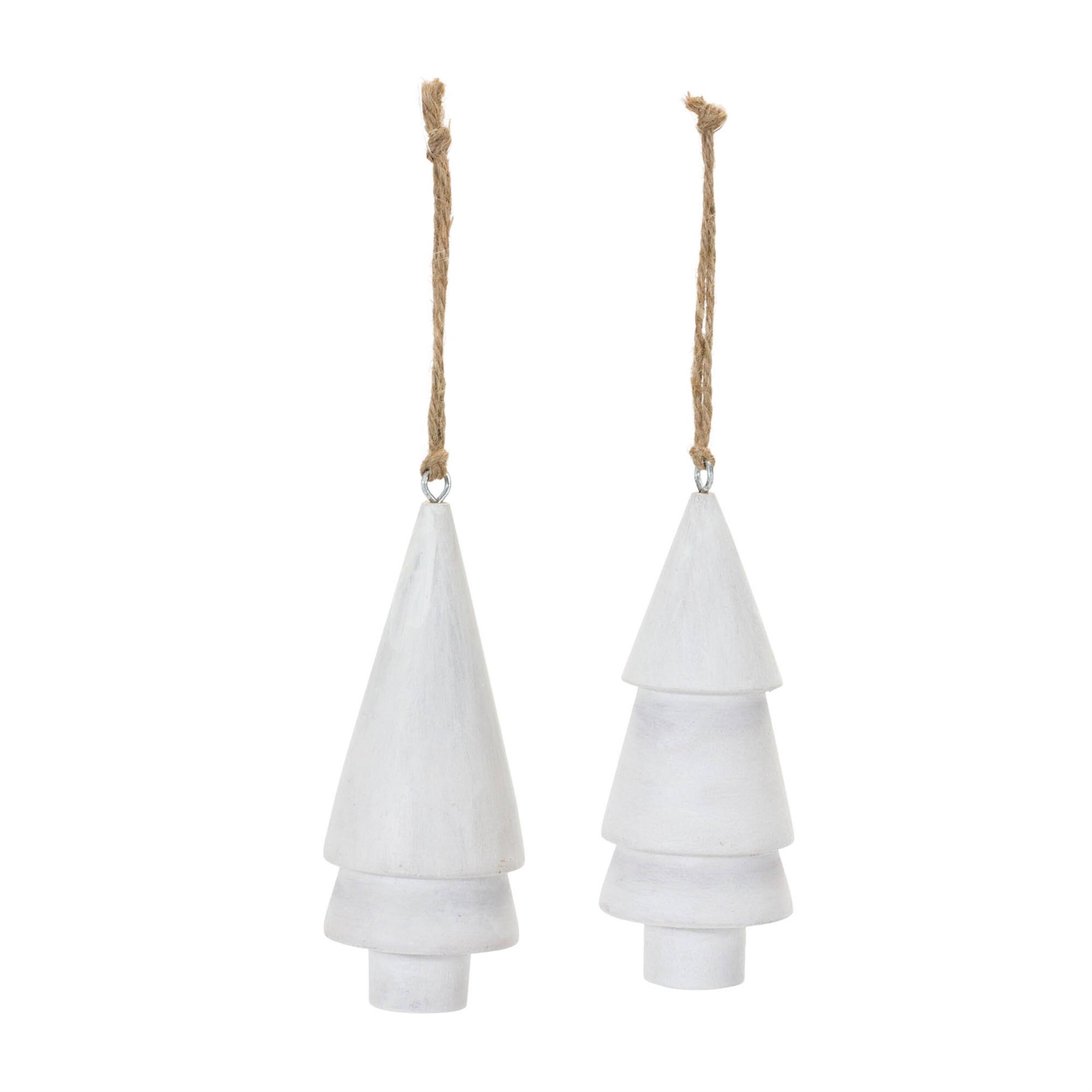 Angle. BreeBe - Tree Ornament (Set of 6) - Light Green.