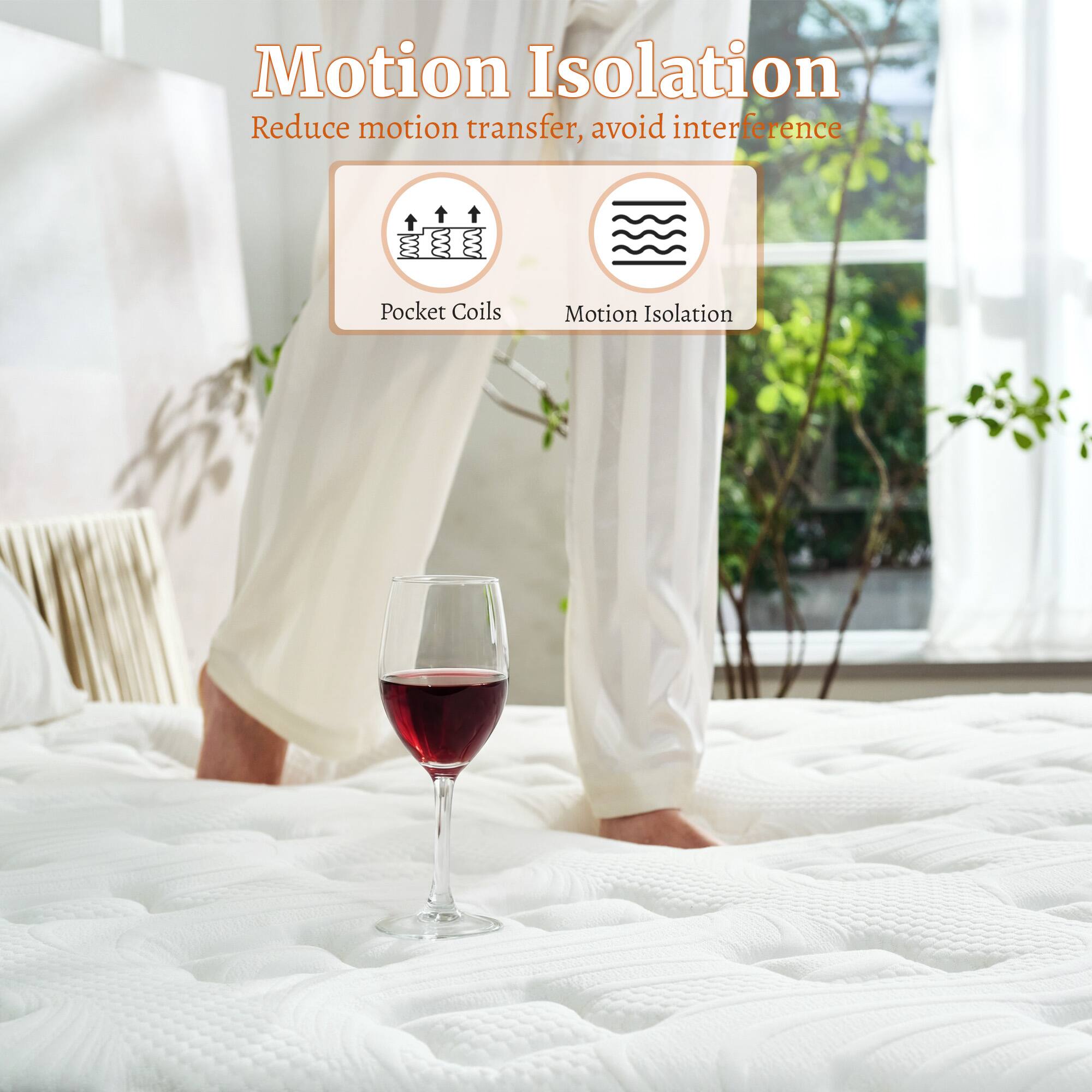 Motion Isolation  
Reduce motion transfer, avoid interference  

Pocket Coils  
Motion Isolation