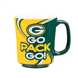 Evergreen Enterprises - Green Bay Packers 14oz. Ceramic Mug with Matching Box - Multicolor