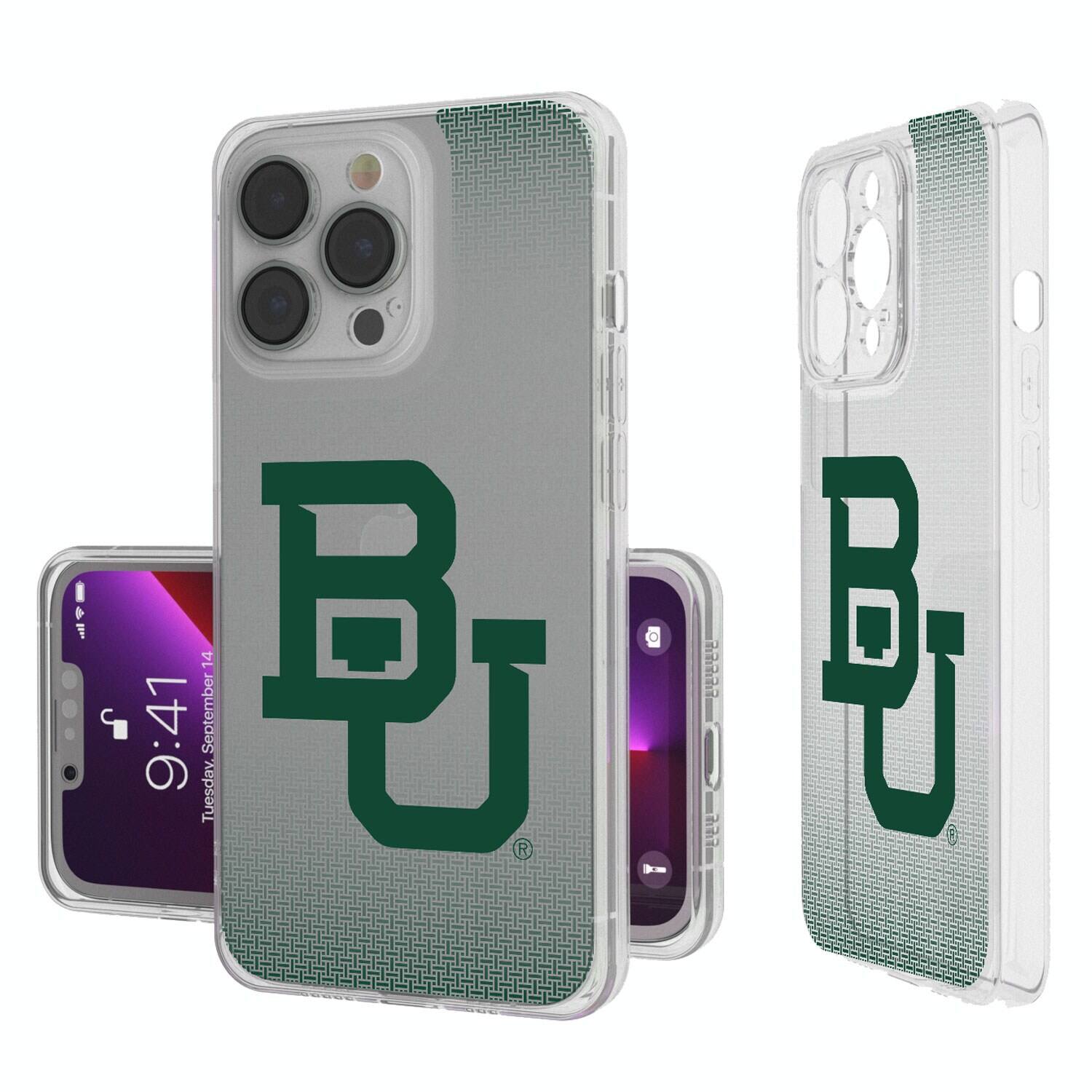 Keyscaper - NCAA - Baylor Bears Linen Logo iPhone Clear Case - 14 Pro - Multicolor price history on PriceWatchPro