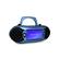Alt View 5. Emerson - Emerson 7” Bluetooth® DVD Boombox with AM/FM Radio & Stereo Speakers - Blue.
