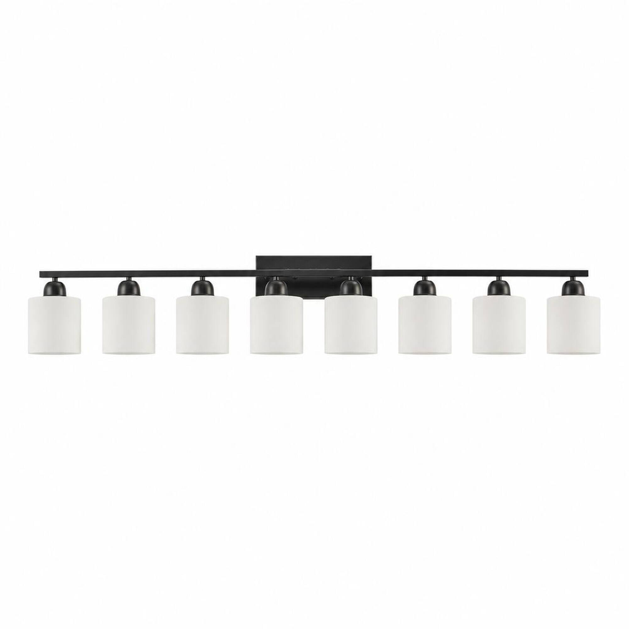 RYHNUYNE 8 Light Bathroom Vanity Light, 52 Bathroom Light Fixtures Over ...