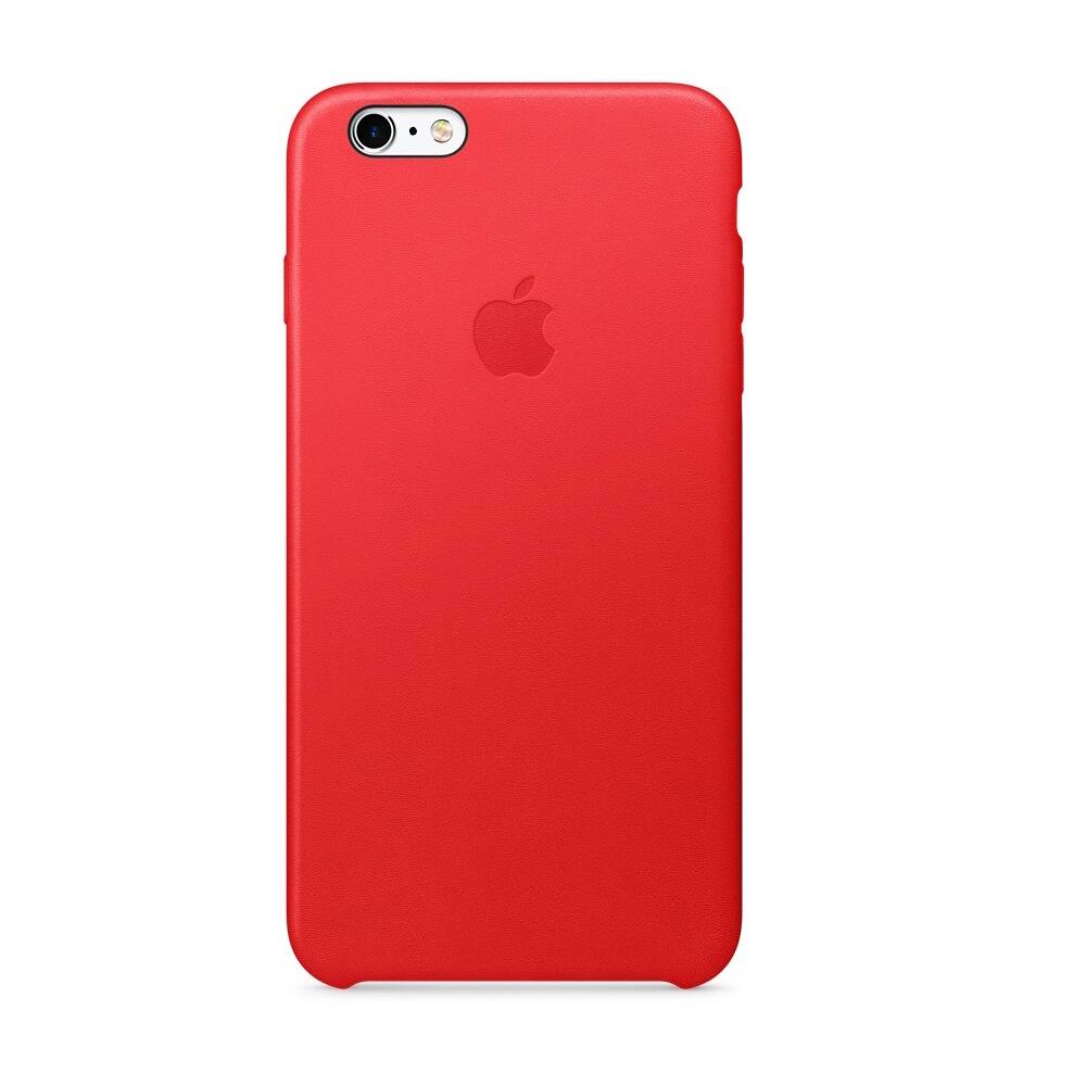 Apple - Leather Case for iPhone 6 Plus & iPhone 6s Plus - (PRODUCT) - Red