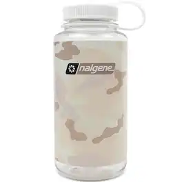 Nalgene - Sustain 32 oz. Wide Mouth Water Bottle - Camo Clear