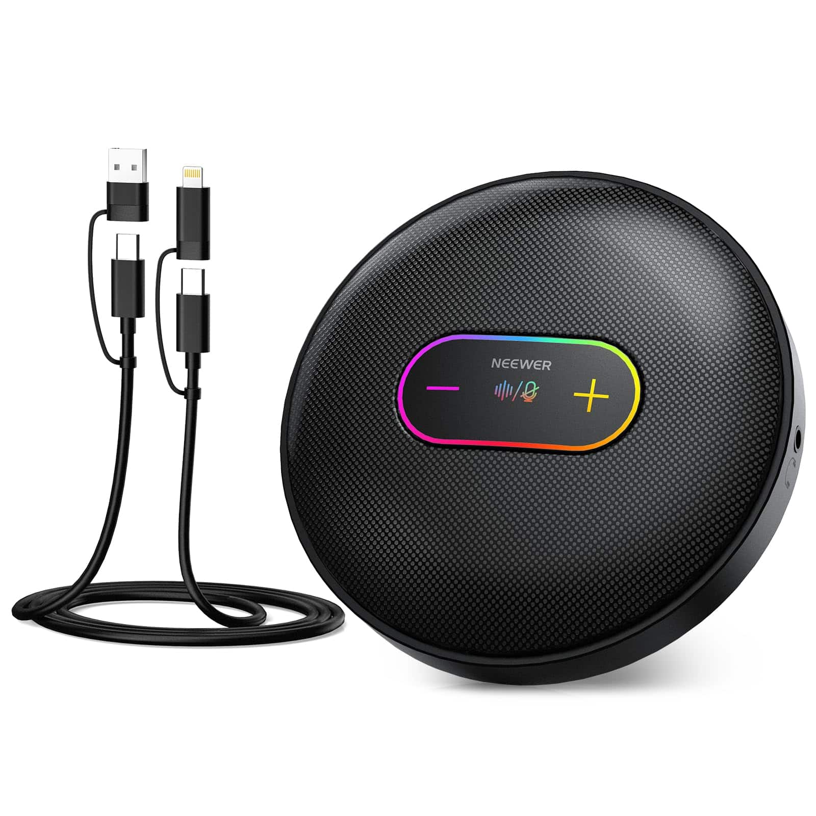 Neewer - UM04 USB Desktop Microphone, Omnidirectional Condenser, 48KHz/24Bit, Noise Cancel